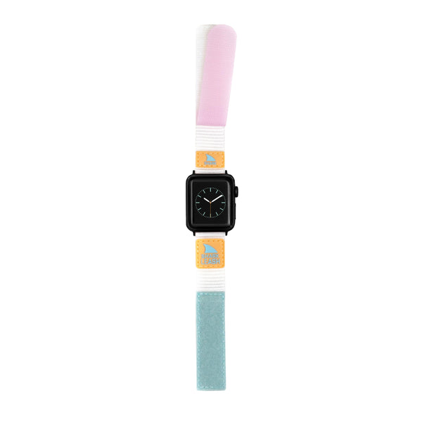 APPLE WATCH™ LEASH STRAP BLUE TIE DYE