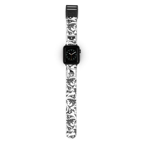 APPLE WATCH™ CLIP STRAP SHARK WEEK TRIBAL MONO