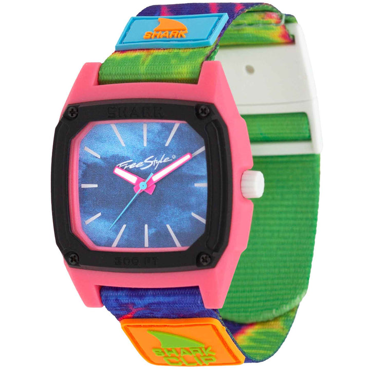 Freestyle Watches Shark Classic Clip Analog Tie Dye Neon Green